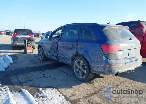 2014 Audi Q7 3.0T S Line Prestige z USA, uszkodzony, nr VIN WA1CGAFE5ED017873
